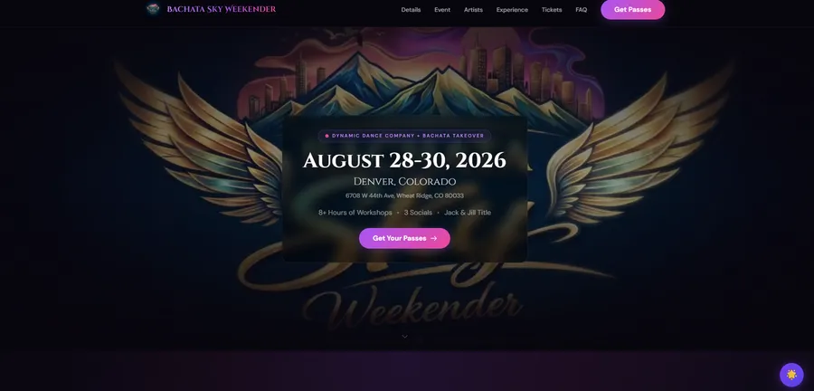 Bachata Sky Weekender — screenshot